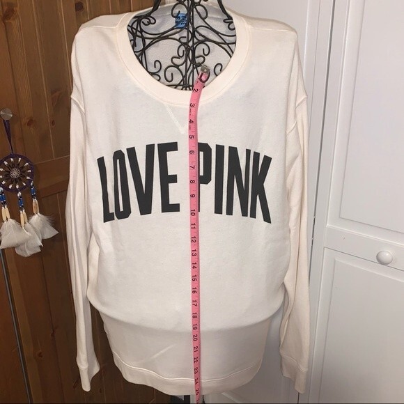 LOVE PINK Victoria’s Secret Hoodless Sweatshirt - Picture 4 of 4